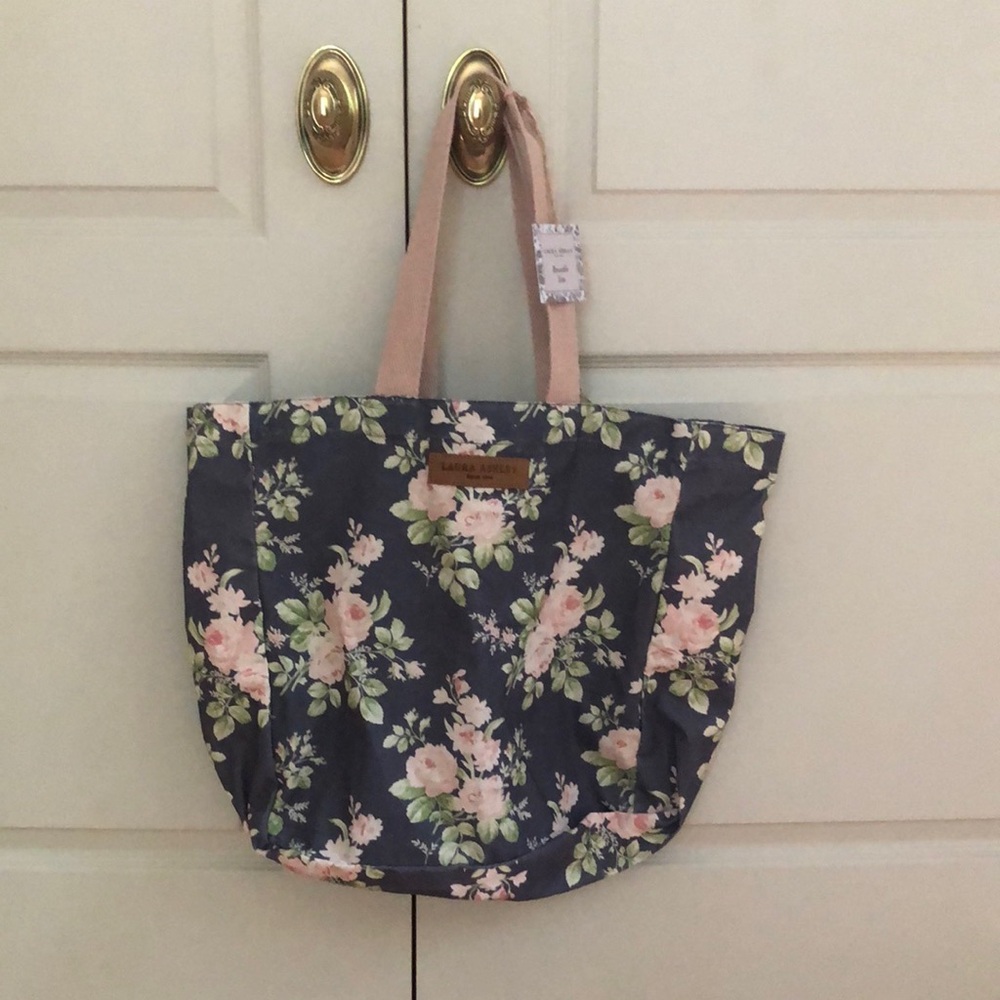 Laura Ashley Floral Tote Bag - New with Tag